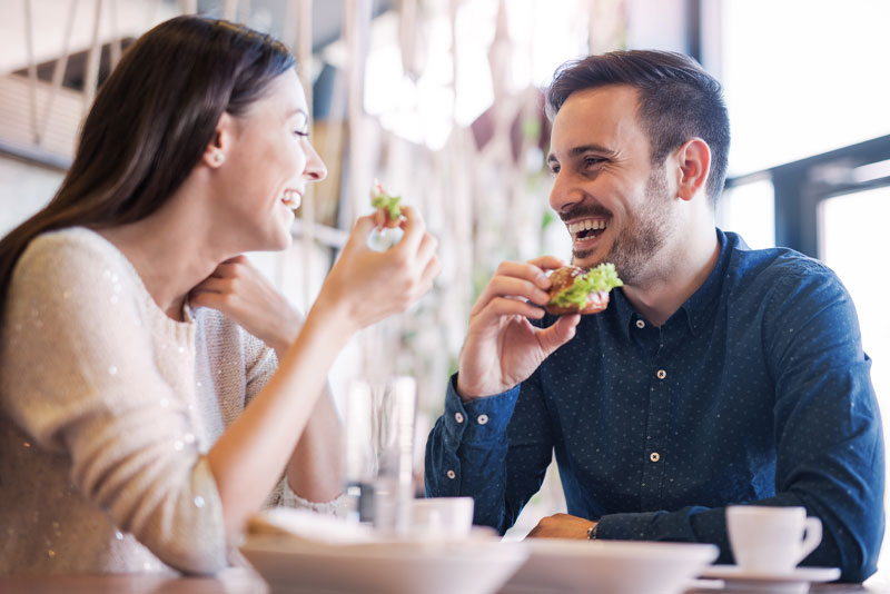 dental patients eating