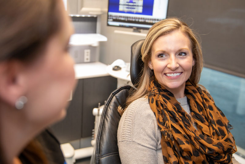 dental veneers patient smiling after procedure