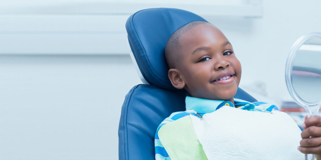 pediatric dental patient smiling