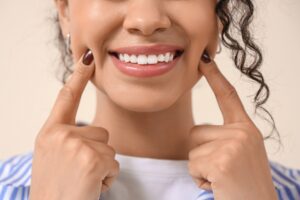 Patient consultation for dental implants at Bluegrass Dentistry